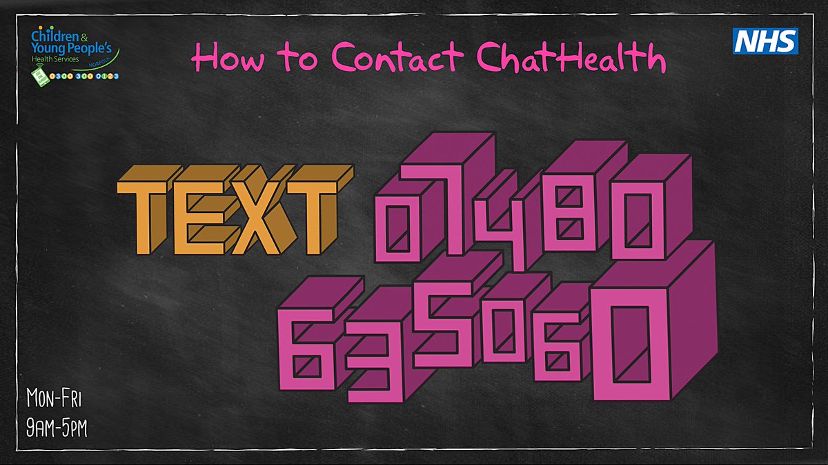 FOR OUR #YOUNGPEOPLE IN #NORFOLK that are revising hard for their exams... If you don't feel so great and the stress is getting to you, just relax and send us a text on #ChatHealth 07480 635 060 we can help! #tiptuesday
