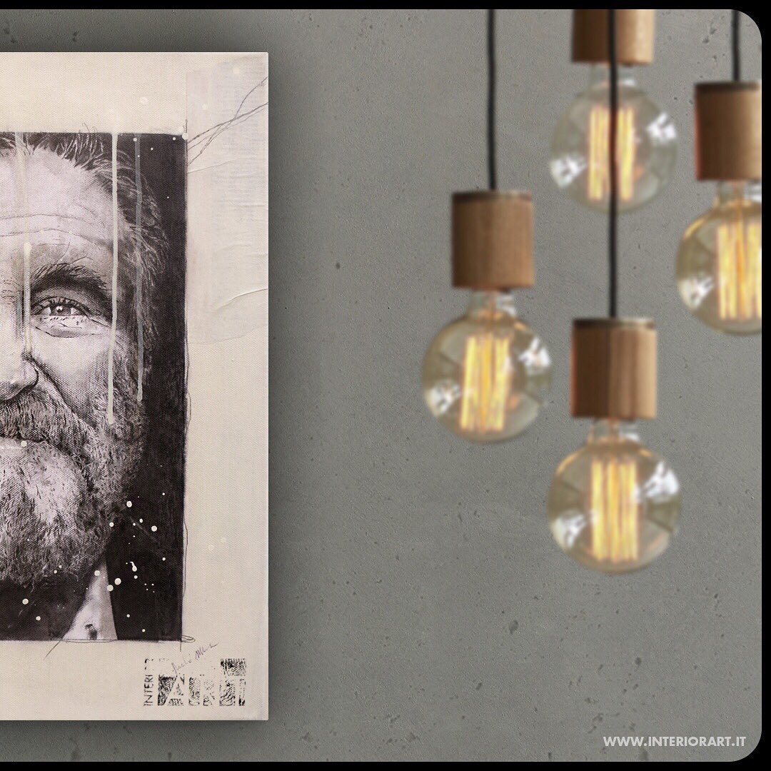 InteriorArtITA's tweet photo. 40x50cm #Pencil and #acrylicpaint on #Canvas #RobinWilliams #art #artist #acrylic #painting #modernart #love #contemporaryart #creativeart #worldofartists #paint #dailycollector #abstractart #abstractpainting #contemporarypainting #artistic_share #art_we_inspire #artwork https://t.co/hu9VcxLuKk