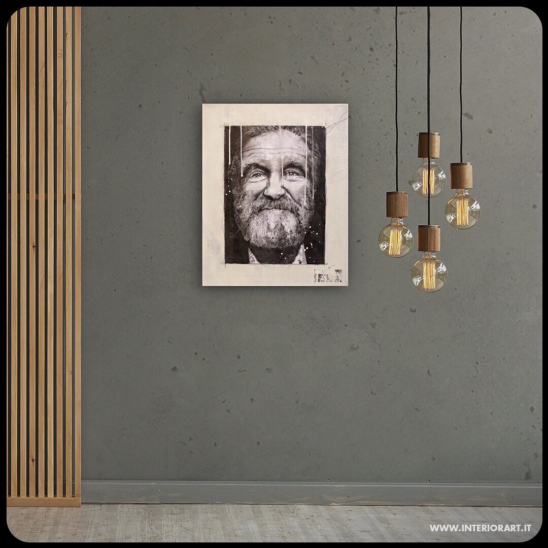 InteriorArtITA's tweet photo. 40x50cm #Pencil and #acrylicpaint on #Canvas #RobinWilliams #art #artist #acrylic #painting #modernart #love #contemporaryart #creativeart #worldofartists #paint #dailycollector #abstractart #abstractpainting #contemporarypainting #artistic_share #art_we_inspire #artwork https://t.co/hu9VcxLuKk