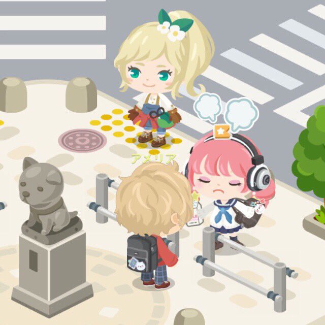 ピグパーティ ピグパ もーっ遅いっ 恋人の日 ピグパ クレアの一日 渋谷 デート