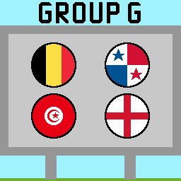 BinaryOcean_Dev's tweet photo. Here is group G!  #binaryocean #gamedev #indie #gamedesign #mobilegaming #app #gaming #work #inspiration #indiedev #pixel #pixelart #progress #creative #wm2018 #worldcup #leveldesign #football #unity #android  #androidgames #2d #belgium #panama #Tunisia #england https://t.co/wiELPDaCTM