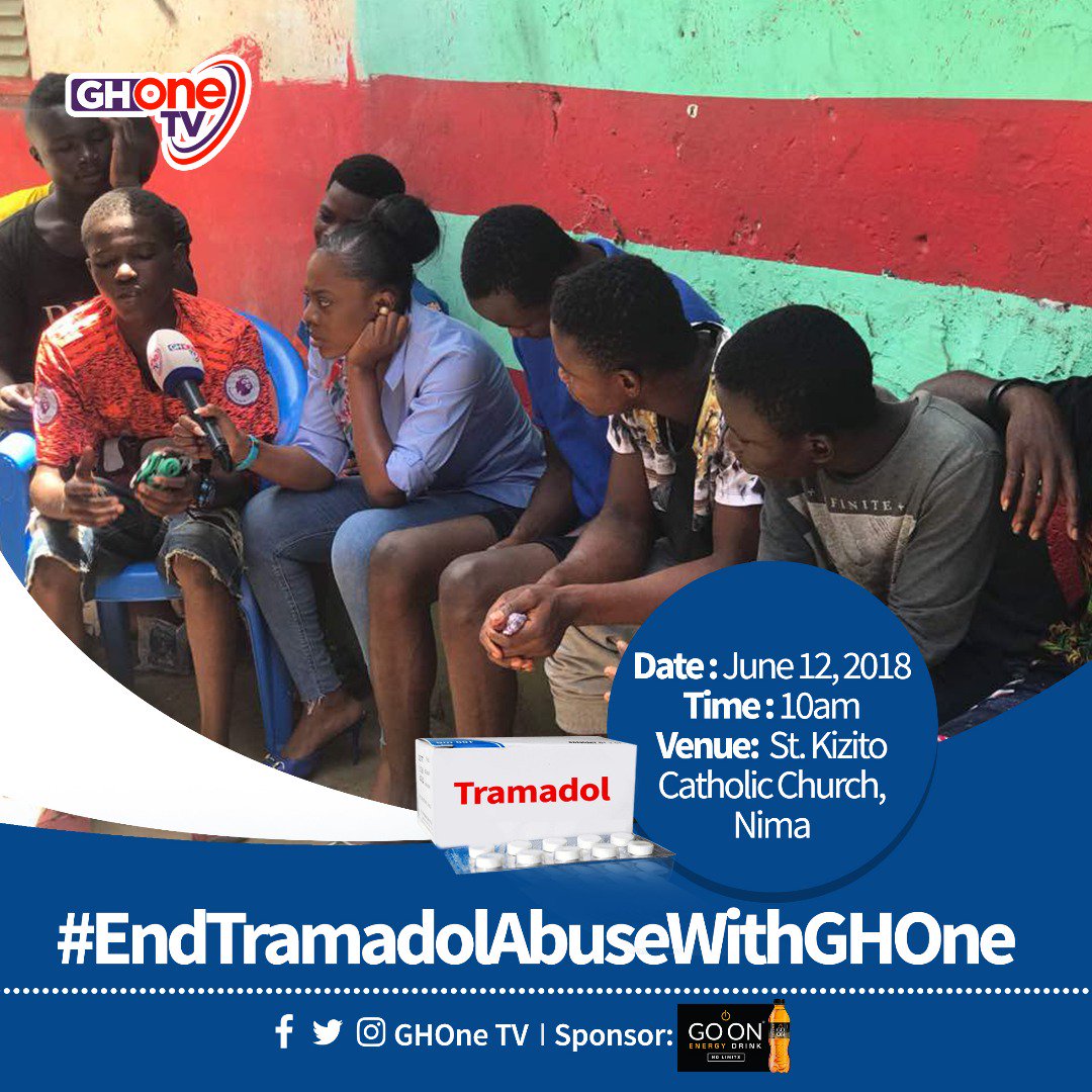 ghonetv's tweet photo. A National Forum on the Abuse of Tramadol coming on this morning. 

Venue : St. Kizito Catholic Church - Nima

Time: 10AM #EndTramadolAbuseWithGHOne https://t.co/ZCdu6pOgmr