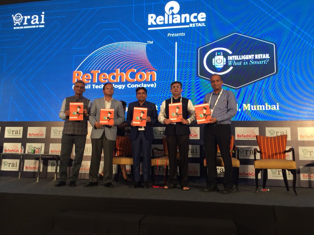 siju_narayan's tweet photo. RAI-Octane Report “Eyeing Consumer Intelligence in Retail” @Modhgil @nageshbsn @ashishchauhan @sadashivnayak #ReTechCon2018 @rai_india https://t.co/V44yUPZIpn