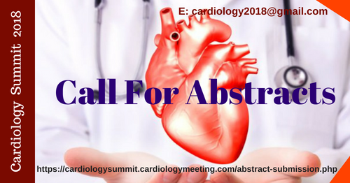 CardiacSummit's tweet photo. Mid Phase abstract submissions going on!!!! Submit your #abstracts and get selected to #present at #CardiologySummit2018 at #Osaka, #Japan. #SaveDates: October 22-23, 2018.
For Queries E-mail to cardiology2018@gmail.com
#Submit the #abstracts online : https://t.co/vwuya3DiXf https://t.co/RyNinOR67d