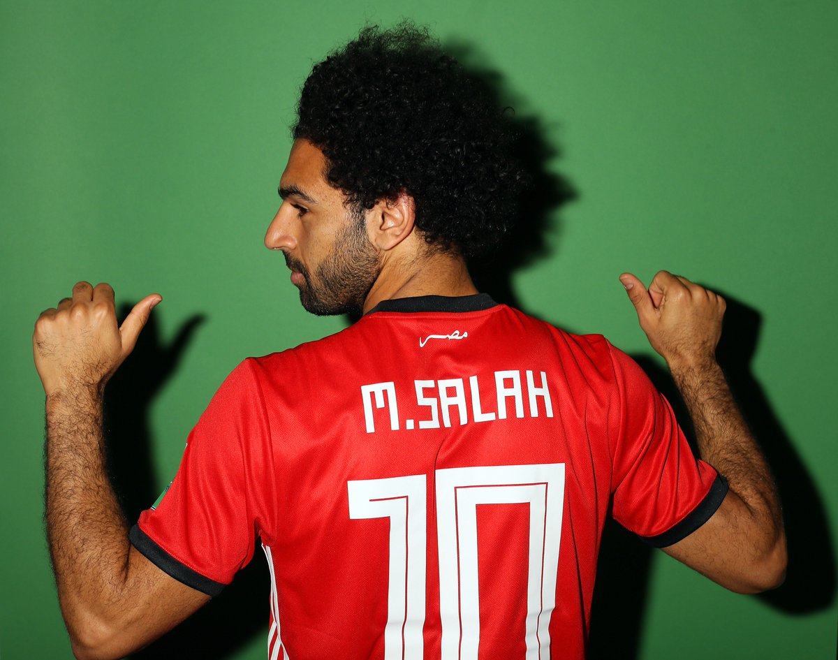 FIFAWorldCup's tweet photo. Today's "Good Morning" message is brought to you by @MoSalah 👋

#EGY #WorldCup https://t.co/Zd9XO6Ql9S