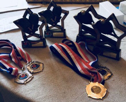 sophieEdafferns's tweet photo. The #tennis and #Tabletennis trophies and medals have arrived ready for our tournaments on the 3rd of July! 🏆🏅still plenty of time to register and join us for a fun afternoon and if you don’t want to play there’s always cake! 🍰#charityevent @keepthebeatuk #Leamington https://t.co/O0qO7jMcmm