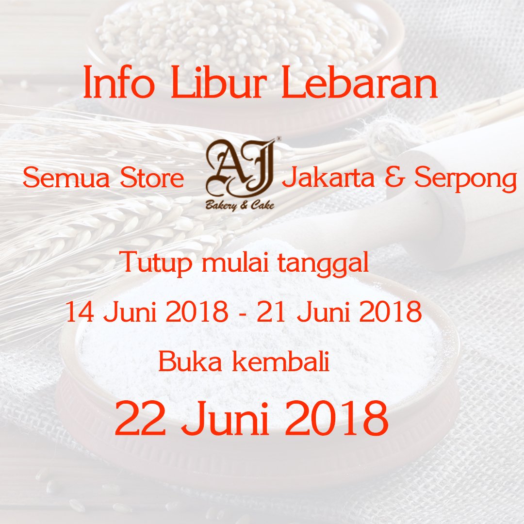 AJ Bakery & Cake tweet media