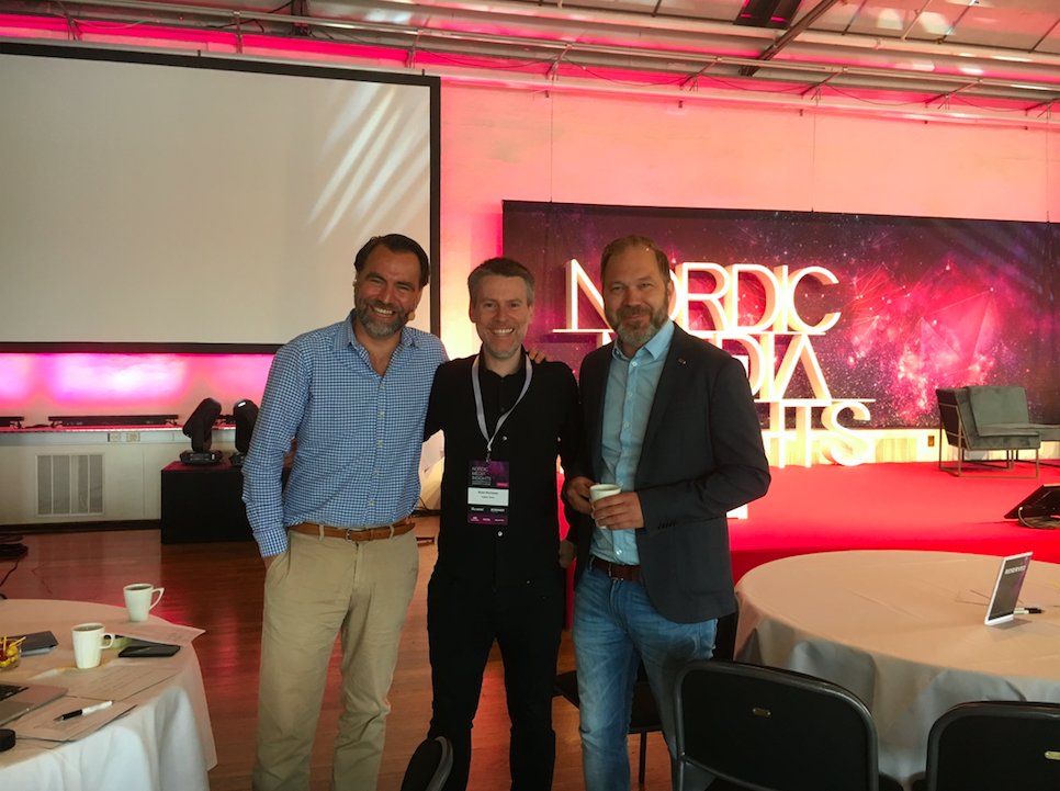 Svedjetun's tweet photo. Ready for @NordicMediaIns with @bmorrissey and @DanielWeilar Nu kör vi två dagars härlig konfa! #NMI18 @tidningenresume https://t.co/pl71WxdYDh