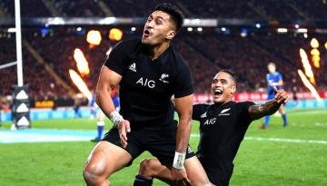 The_Final_Print's tweet photo. On Saturday at Eden Park the All Blacks took on France for the first test of the Steinlager series. After a very close first half which had the French leading the AB’s 11-8. Though an astonishing second half perfoemance saw the All Blacks gain a 52-11 win over France. https://t.co/rfuxuesCLA