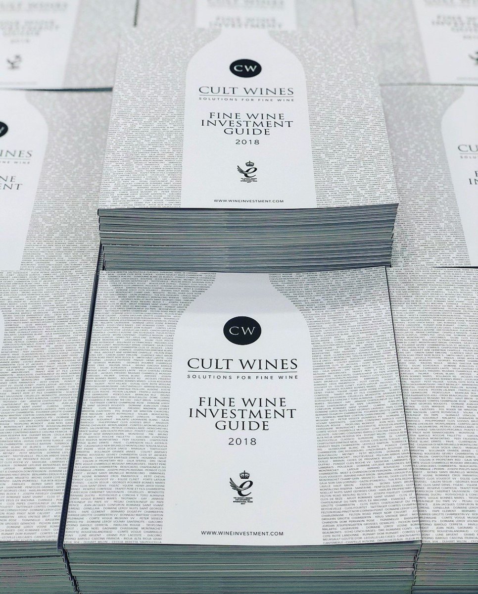 Printedeasy's tweet photo. A clean and crisp finish on @Cultwinesuk Perfect Bound Fine Wine Investment Guides #print #perfectbound #binding #printedeasy #wine #investment https://t.co/QJsfVt5ul8