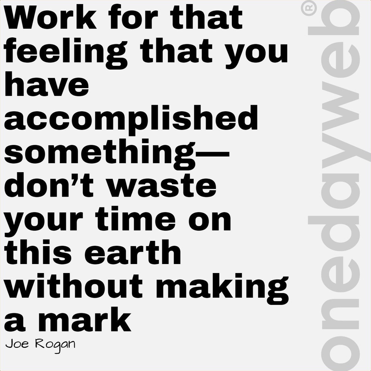 onedaywebstudio's tweet photo. #JoeRogan launched himself, through the scope of his many #passions. Competing and hosting in #martialarts, #comedy and then a #succesful #podcast. Be engaged, be productive. #seo #webdesign #website https://t.co/kfzVbnCNoH
