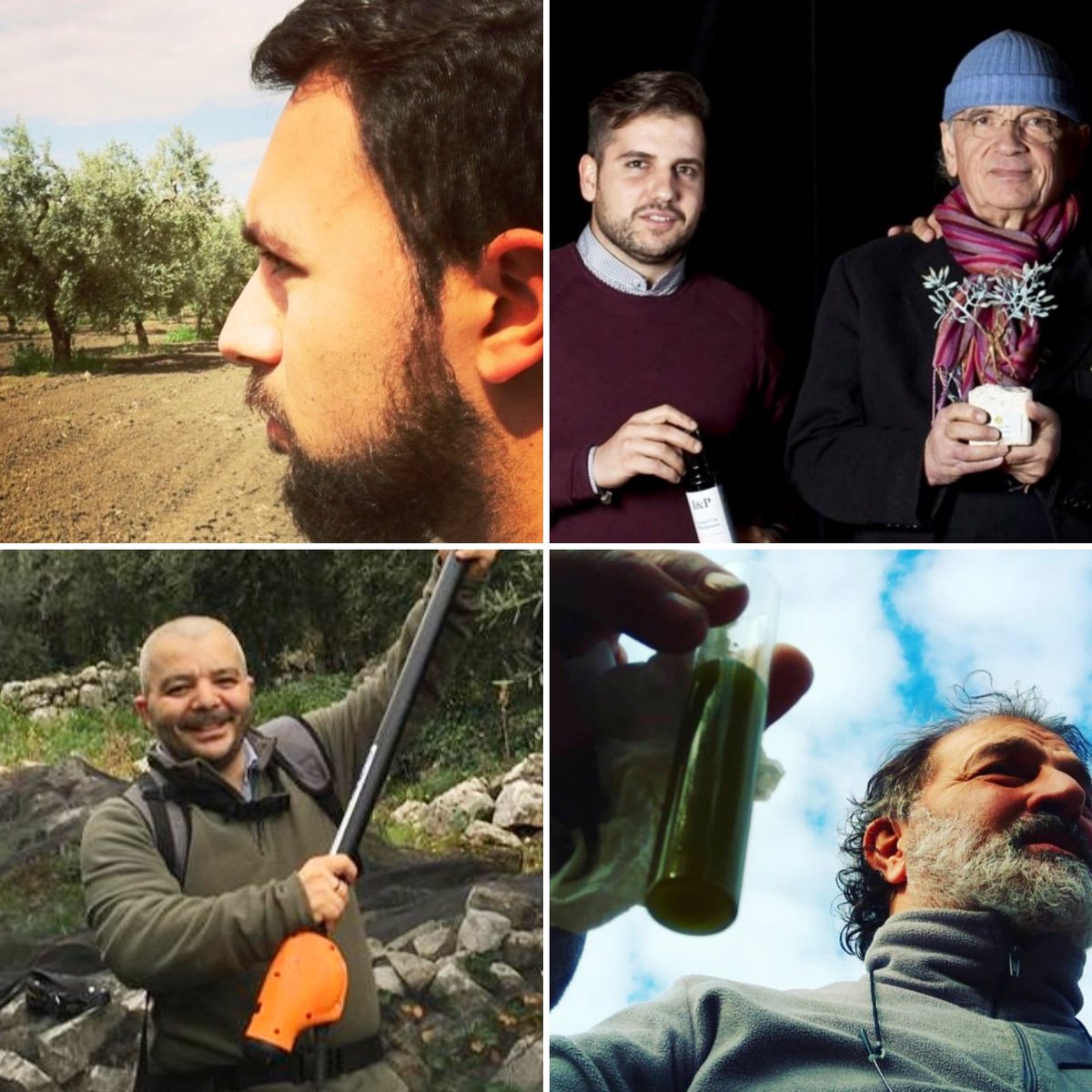 _ComOlio's tweet photo. E loro sono i fantastici 4 produttori che hanno creato gli oli del post precedente 🍃🍃🍃
⏩ Antonio - La Masseriola (Puglia)
⏩ Paolo - I&amp;P (Lazio)
⏩ Lorenzo - Oleum Summum (Lazio)
⏩ Mario - Terre Rosse (Umbria) .
#extravergine #comolio #produttori #volti #farmers https://t.co/hS8jbxUj6s