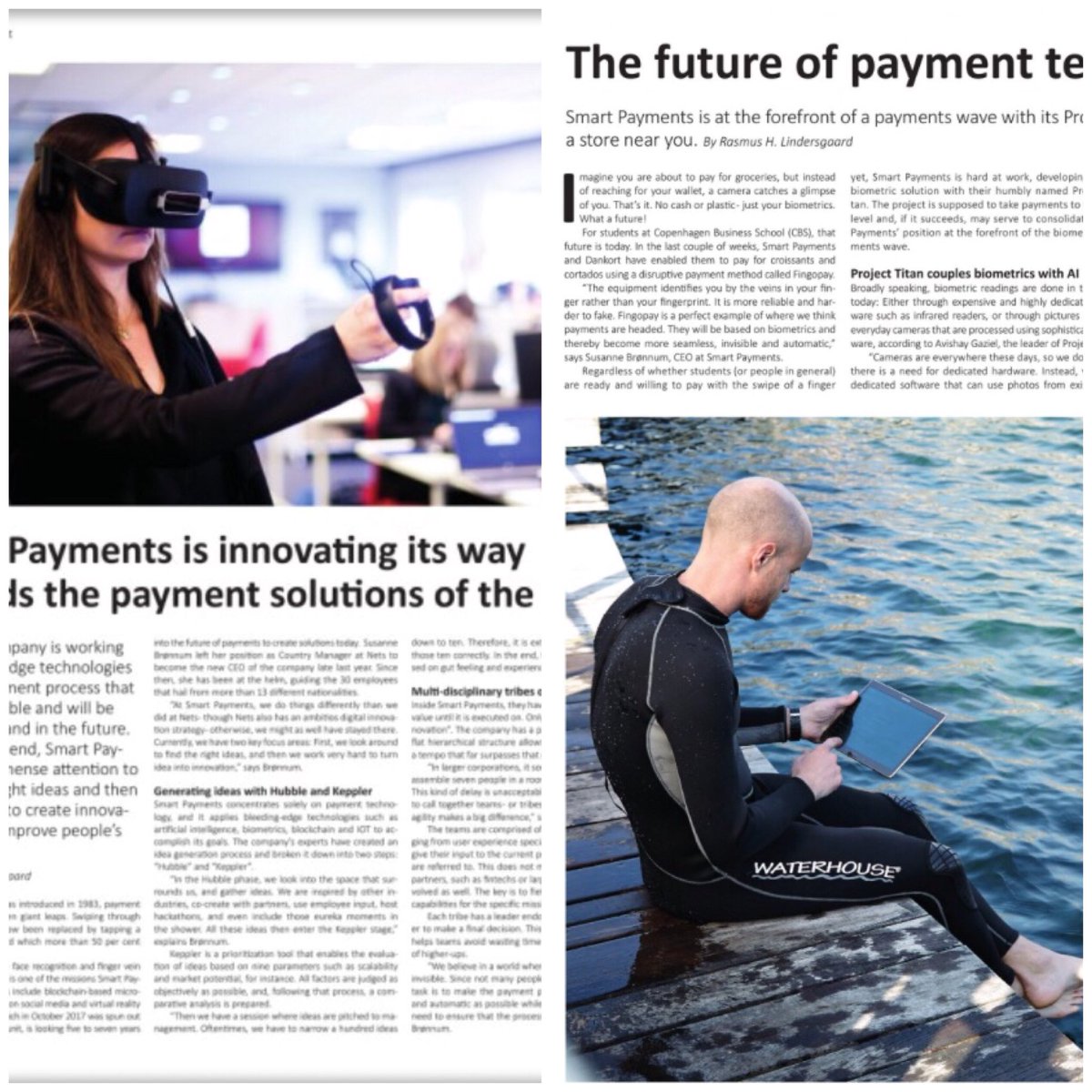 SmartpaymentsDK's tweet image. Remember to read Copenhagen Fintech Magazine today, distributed with @borsendk . We and many other within the FinTech ecosystem give our take On future payments and technologies. Inspirering and interesting Reading!