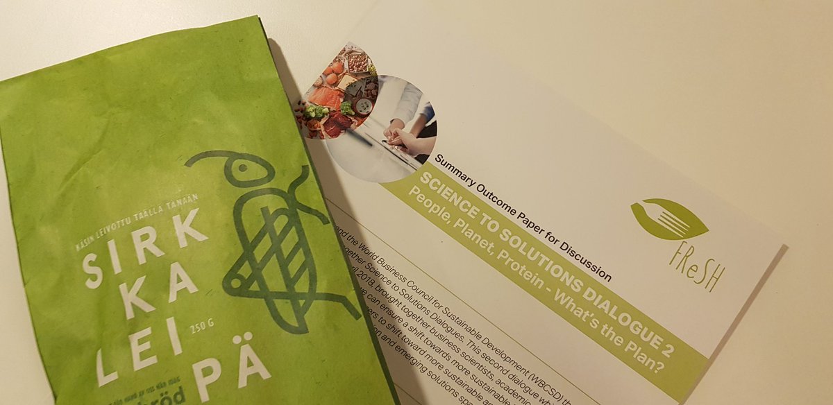 HongistoSM's tweet photo. Disruptive dialogue about People, Planet, Protein about to start. Fazer Cricket Bread discussed as #foodasthesolution #EatForum18 https://t.co/imASCEf21W