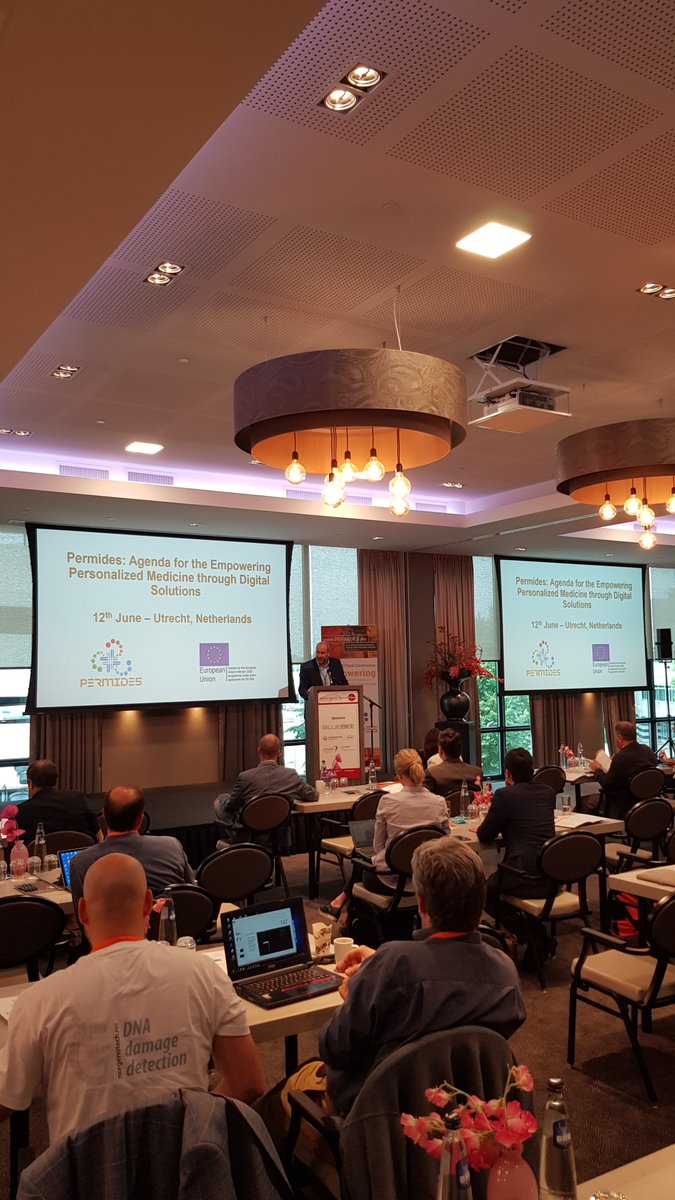 precisionforum's tweet photo. We're off! Steve Coldicott, Director at Precision Medicine Forum welcomes delegates to #beneluxpmf. https://t.co/opyuLMZQil