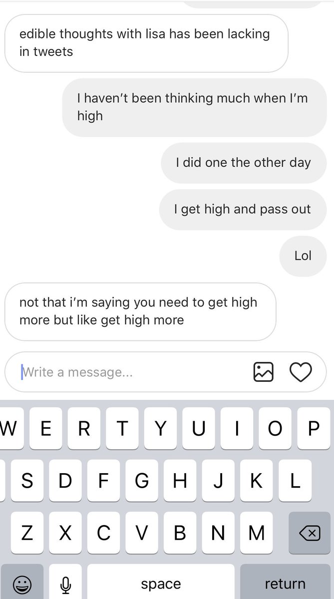 lbourgoo's tweet photo. What’s happening?
I’m over here just getting called out for not getting high enough. That’s what’s up. https://t.co/7EH7cQurmC
