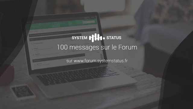 systemstatusfr's tweet image. Déjà plus de 100 messages sur notre forum, merci à toutes et tous ❤️

Nous restons disponibles via notre site, le support (bit.ly/systemstatus-s…) , ici même et par email à contact@systemstatus.fr 🤝

A bientôt sur les ondes de l&apos;internet 😎📡✅
#forum #systemstatus