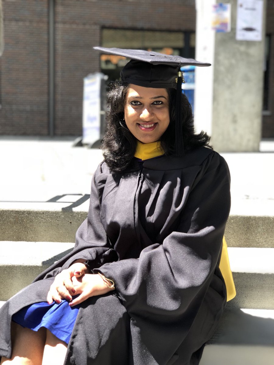 Swekumar's tweet image. Extremely humbling experience to receive my third degree: Master’s in Computer Science! I look forward to being a better version of myself. Proud Husky for life :) #uwgrad2018 #STEMgrad #csgrad #womenintech #womeninSTEM