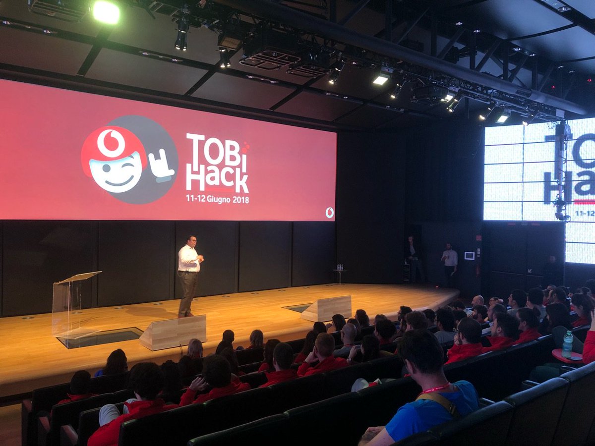 VodafoneIT's tweet photo. Al Vodafone Theatre inizia l'ultima serie di incontri prima della chiusura di #TOBiHack. https://t.co/l0fyD1x37u
