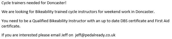 PedalReady Sheffield tweet media