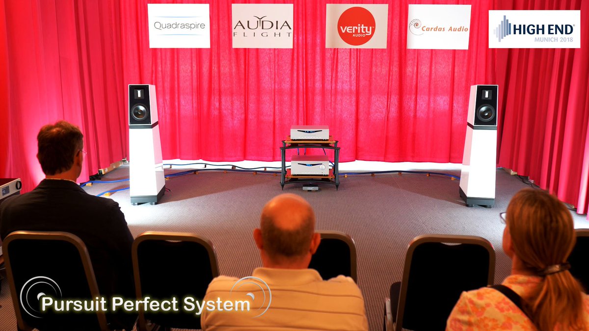 PerfectSystem_'s tweet photo. Our @highendsociety #HighEnd2018 Video Coverage continues 100,000+ Views
@verityaudio @qspire @CardasAudio @AudiaFlight Room - Incredible sound
Watch it it here https://t.co/Zj3pCDYgqB
We hope your enjoying the coverage more on its way !! https://t.co/DO1dOXX6ZV