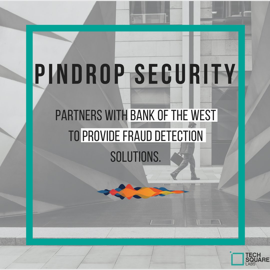 TechSquare's tweet image. Portfolio News☞PINDROP📍
Voice security and authentication innovator Pindrop Security will provide fraud detection solutions for @BankoftheWest.
buff.ly/2sObpIj
#pindrop #techsquarelabs #bankofthewest