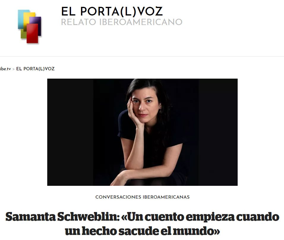 Celebramos que una de las autoras que más libros vendió en la <a href="/FLMadrid/">Feria del Libro de Madrid</a> haya sido la argentina 🇦🇷Samanta Schweblin (<a href="/sschweblin/">Samanta Schweblin</a>) Aquí la entrevista que le hicimos <a href="/vivimur83/">vivian murcia</a> <a href="/elportalvoz/">Revista El Porta(L)Voz</a> 👏👏ow.ly/Khxu30ksgRf / <a href="/paginasdeespuma/">Editorial Páginas de Espuma</a>