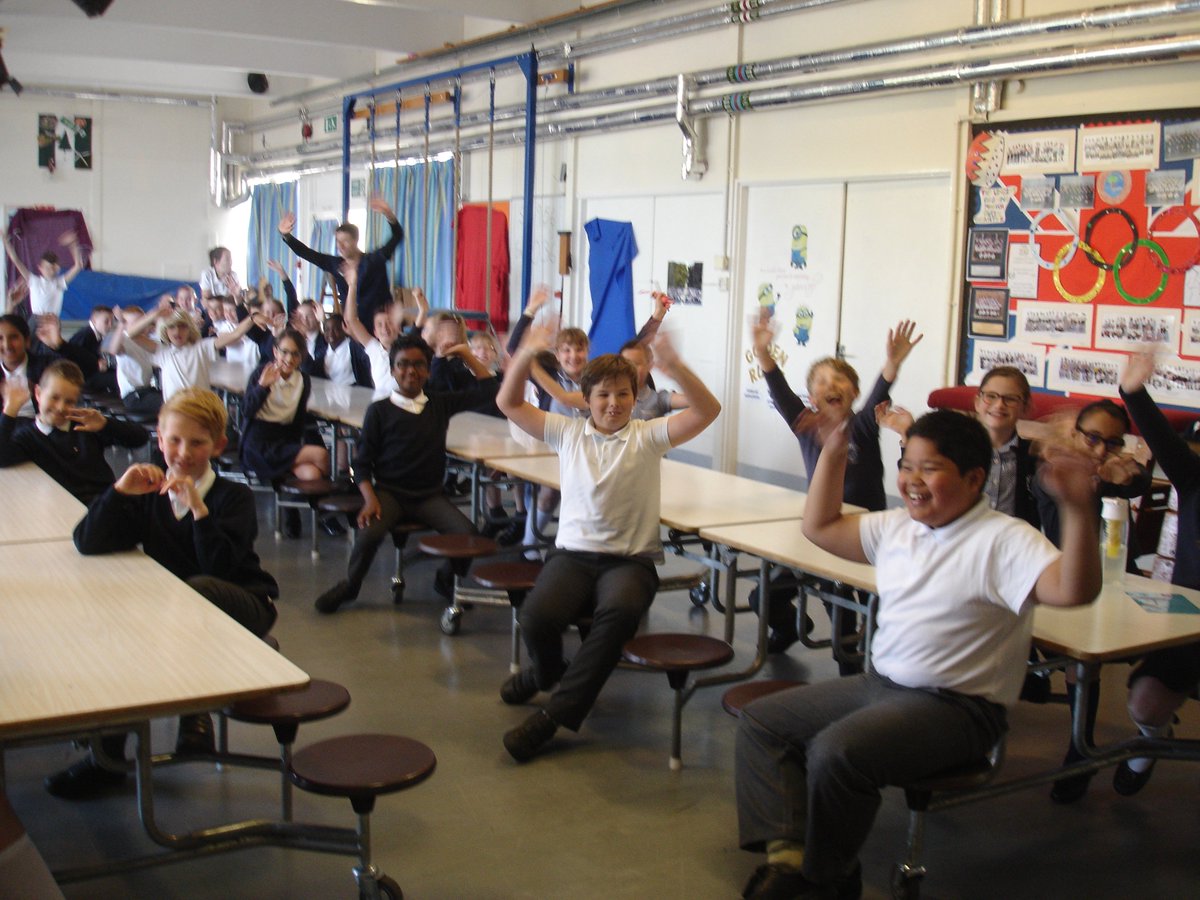Laptop fixed.  Return of the tweets. Here are year six celebrating the end of their SATs.  We are very proud of your hard work.