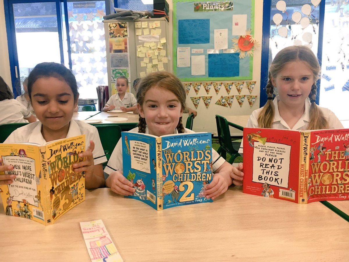 Our class just can't get enough of <a href="/davidwalliams/">David Walliams HQ</a> books! We are loving all of the characters but certainly won't be trying to count to infinity anytime soon! #JPSYear2 #worldsworstchildren 📚