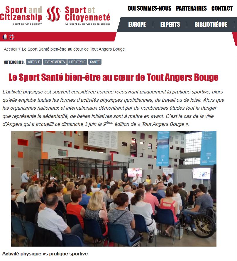 SportandCitizen's tweet photo. #Retour sur la 9e édition de #ToutAngersBouge où nous avons organisé un débat grand public sur le thème "Sport Santé Bien-être". pour en savoir plus sur le sujet, cliquez ici:  https://t.co/1Ek5X2UXpS https://t.co/xxzRQp5D0O
