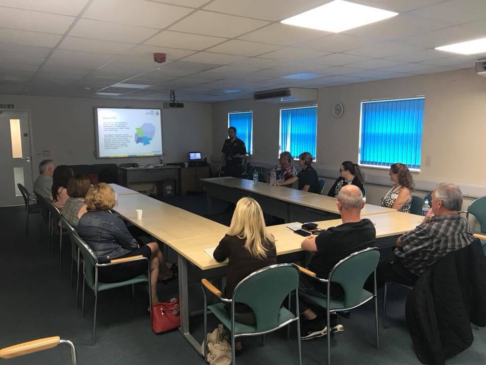 Thanks to @TrevMaldon for taking this #action shot of me delivering our #PTS presentation for the #recruitment #open #day