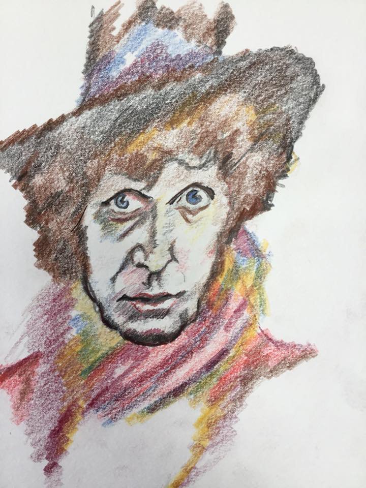 Dr 4 - pencil <a href="/DrWhoOnline/">Doctor Who Online</a>