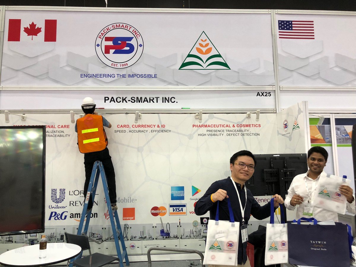 PackSmartCA's tweet photo. 1 Day to go for ProPak 2018. Please do not forget to visit our booth AX25, Hall No 100, at BITEC, Bangkok, Thailand. We are excited to meet you! 
#ProPak2018 #PackSmart #PackSmartAtProPak2018 #ProPakAsia @pr_CP @OES_ProPak https://t.co/k94fXFkIpg