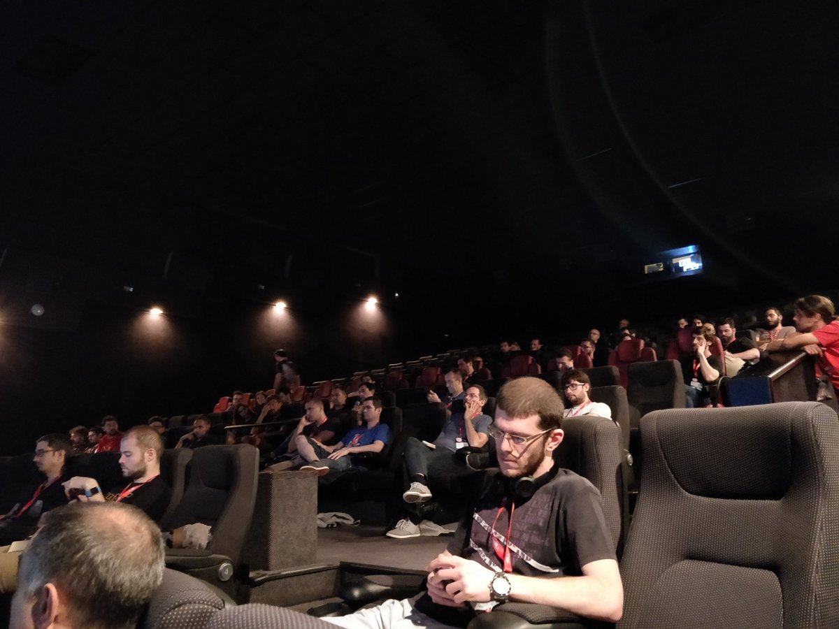 _AngelicaSanz's tweet photo. Many and very interesting questions to @ilgun_ilgun and @Cedudidu in room 3 at #jbcn18 after their talk on How to supercharge UX with #MachineLearning on the #JVM 

Great job guys! 👏🏻 https://t.co/Fi2VijBT8C
