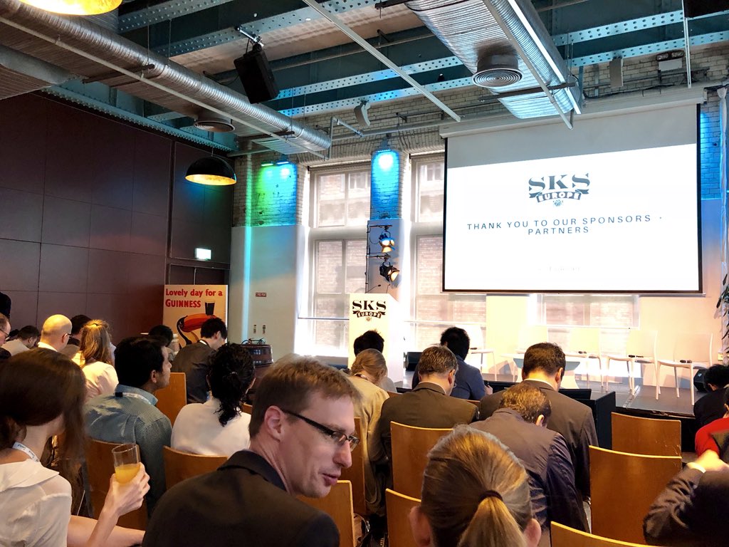prw25's tweet photo. At #SKSEurope today in Dublin and really looking forward to a day talking about the smart kitchen of the future. Cool venue too! @TheSpoonTech https://t.co/kl0ScG66rv