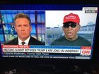 DE4DRING3R's tweet photo. Cross dressing, black, former pro athlete wearing a MAGA hat crying with joy on Fake News Network may be the biggest red pill ever. #Rodman #MEGASummit https://t.co/SzzTFImR9U https://t.co/MqykSQ2zCD