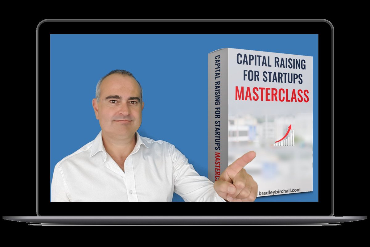It's been a long time in the making… and well my dog ate the script but its finally here.
A distillation my startup and capital raising experiences in an online masterclass.

If you know someone that could benefit, help me help them and show them this!
bradleybirchall.com/capital_raisin…