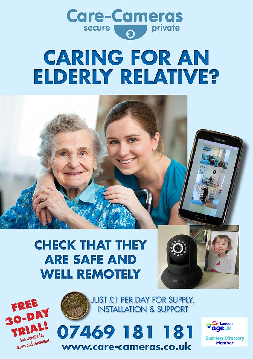RealTimeCareUK's tweet photo. Being a carer can be stressful.  Our technology provides piece of mind for carers for just £1 per day #CarersWeek #CarersWeek2018 https://t.co/RvktCYhSnd