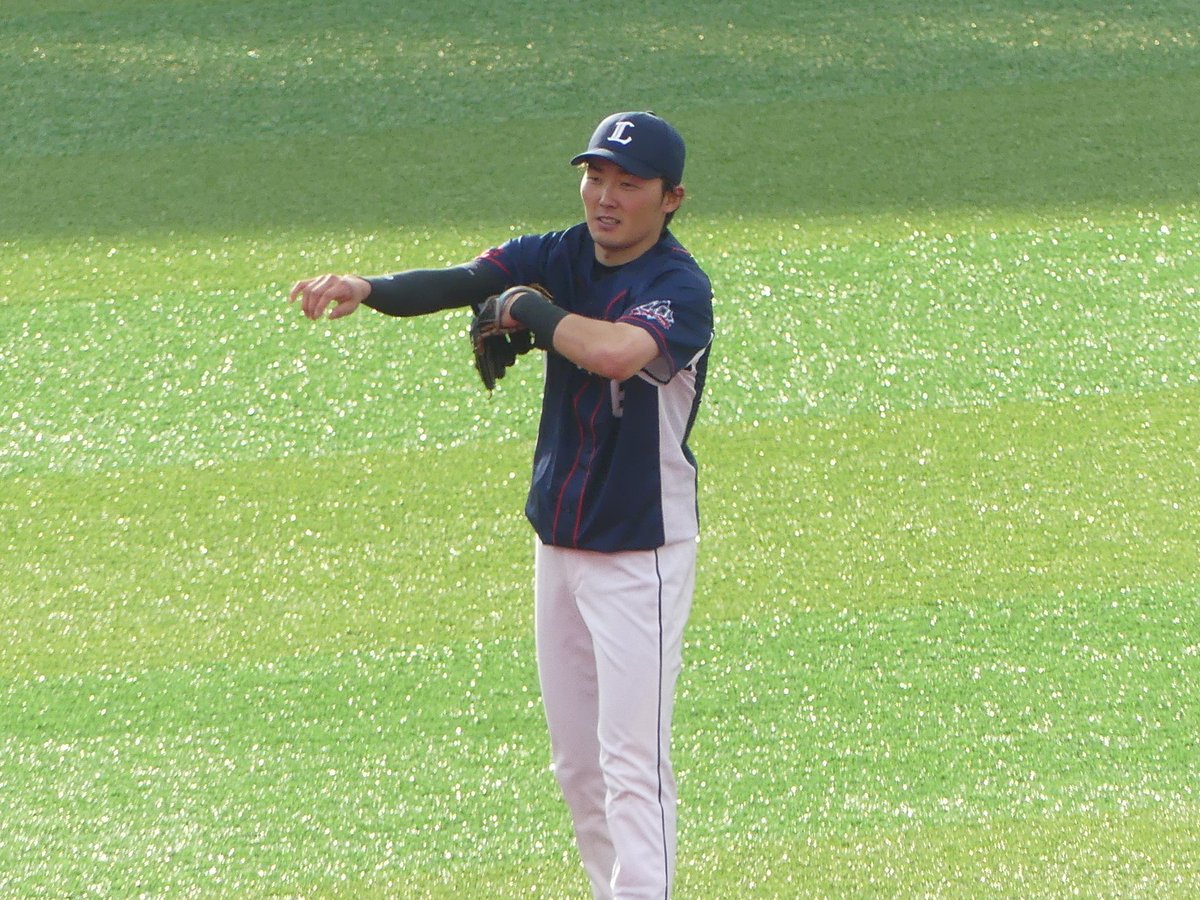 みゆまる U Tvitteri ハマスタ守備練習中の源田くん 源田壮亮 西武ライオンズ トーマス