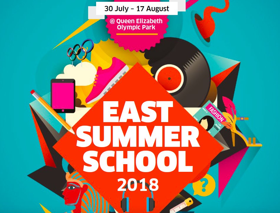 UCLEngEdu's tweet photo. We are excited to be teaming up with @Sadlers_Wells @UAL @V_and_A @LCFLondon to be part of the EAST Education Summer School at @noordinarypark @HereEast 30th July – 17th August! Explore fashion, design, engineering, printmaking, rap/dance &amp; archaeology! https://t.co/9MJIHHB5z5 https://t.co/qAopRYPaTK