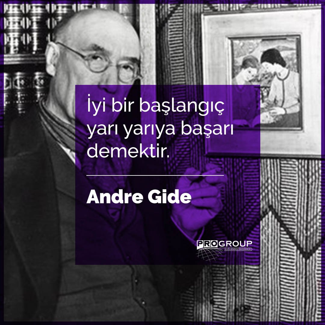 İyi bir başlangıç yarı yarıya başarı demektir.
Andre Gide
#ProGroup #UluslararasıDanışmanlık #işanalizi #business #network #istanbul #ankara #danışmanlık #danışmanlıkfirmaları #CEO