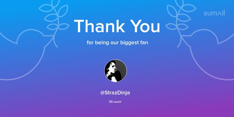 Our biggest fans this week: <a href="/StrazDinja/">Baiba</a>. Thank you! via sumall.com/thankyou?utm_s…