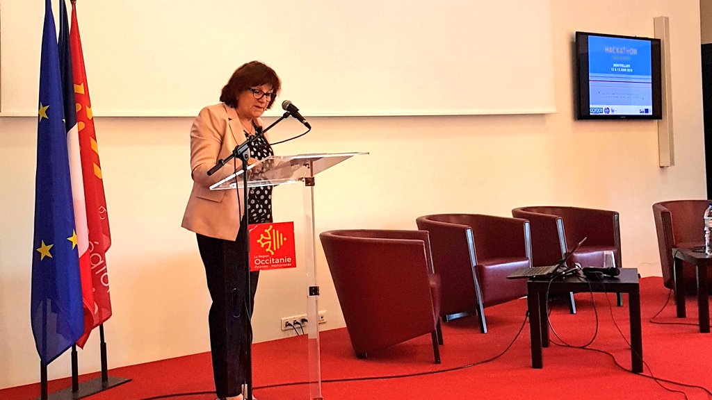 COORACE's tweet photo. Mme Meunier-Polge, conseillère régionale déléguée ESS .@Occitanie rappelle l'importance de l'#ESS pour le developpement #solidaire du territoire, les démarches #citoyennes et le lien social.
Merci pour sa présence #hackathonCOORACE https://t.co/v5rcJpTl90