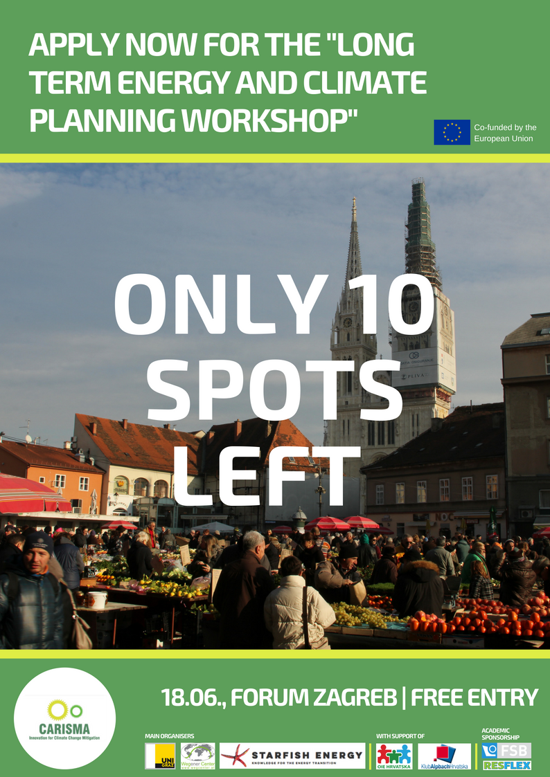 How can Southeast Europe decarbonise until 2050? Come to the <a href="/CarismaEU/">CARISMA project</a> workshop in Zagreb on the 18.06. and join the best EU and regional policy experts, investors and NGO's #renewables #westernbalkans APPLY > starfishenergy.org/events