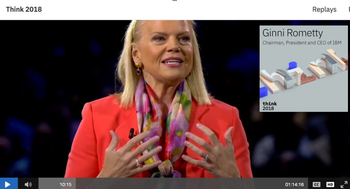 rohae's tweet photo. Assistenzsysteme besonders in der HR im Vormarsch. IBM macht's vor, wie man Trends in der Digitalisierung setzt. Schauen Sie sich die 1 min Message an ab 10:00 min mit IBM's CEO Ginni Rometty https://t.co/sZodPNTP1y #watsontalent #ibmcebit #CeBIT18, IBM, Pavillon 34, #ibmcebit https://t.co/2a4hC98hLE