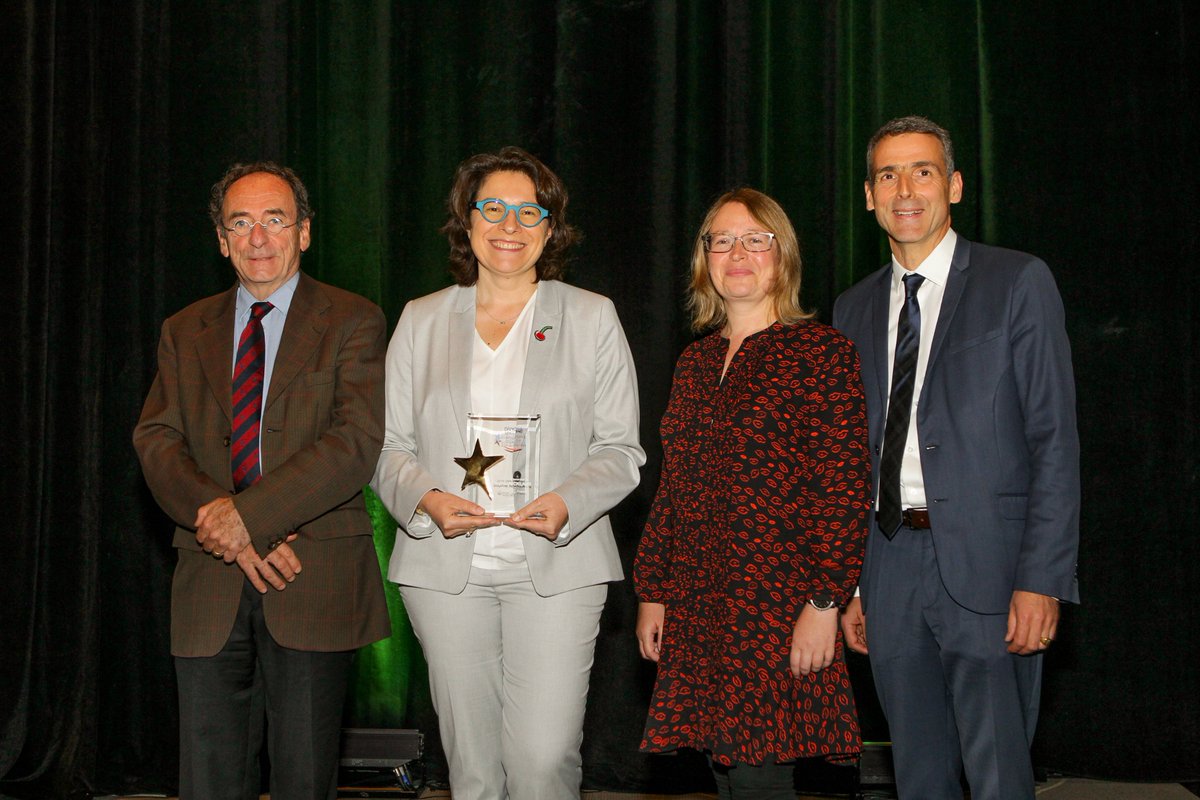 Danone's tweet photo. Excited to announce the winner of the first Danone International Prize for Alimentation. This year's laureate is Dr @SophieNicklaus recognized for her ground-breaking research on healthy eating practices for children. Congrats! https://t.co/vC5wYjid0m #DIPA2018 https://t.co/8hNUNBE27k