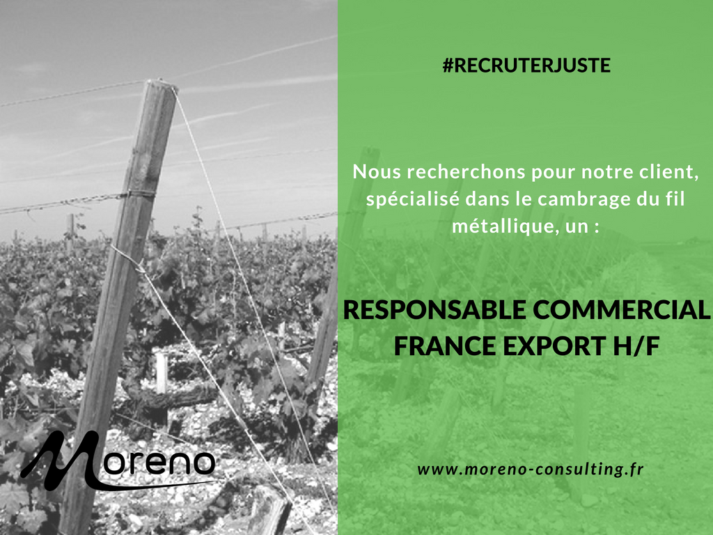 MorenoConsultin's tweet photo. Nous recrutons en CDI sur #Epernay (51) un Responsable #Commercial France #export H/F. Postulez dès maintenant : https://t.co/uwicH519mk
#Recrutement #CDI #Marne #recruterjuste https://t.co/H3JexXRqRG