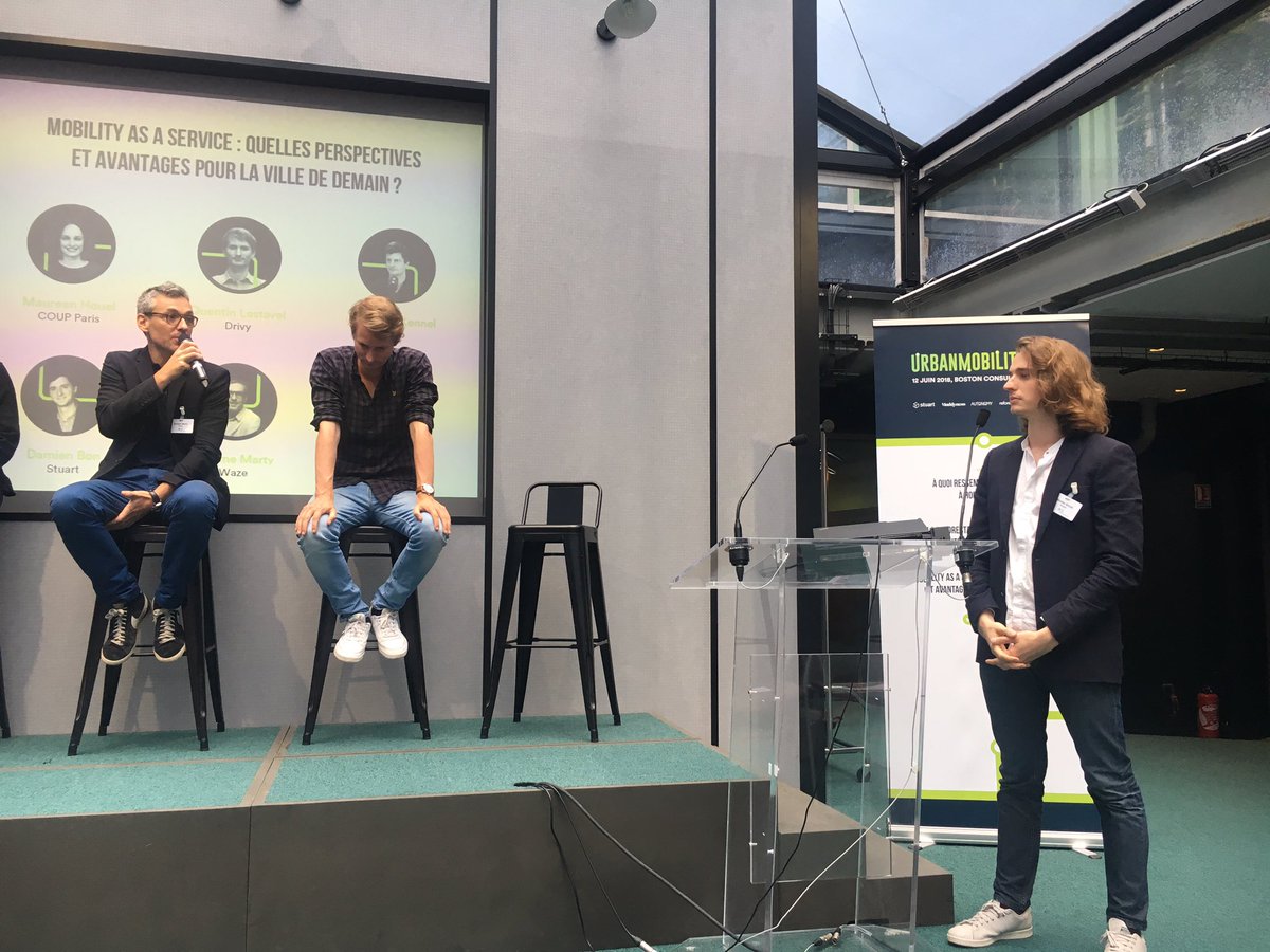 "Créer une relation emotionelle au delà de la relation fonctionnelle" le marketing va être un enjeux dans cet eco-système traditionnellement public <a href="/nicobreuil/">Nicolas Breuil</a> de <a href="/Stuart_Delivery/">Stuart</a> #UrbanMobilityDay