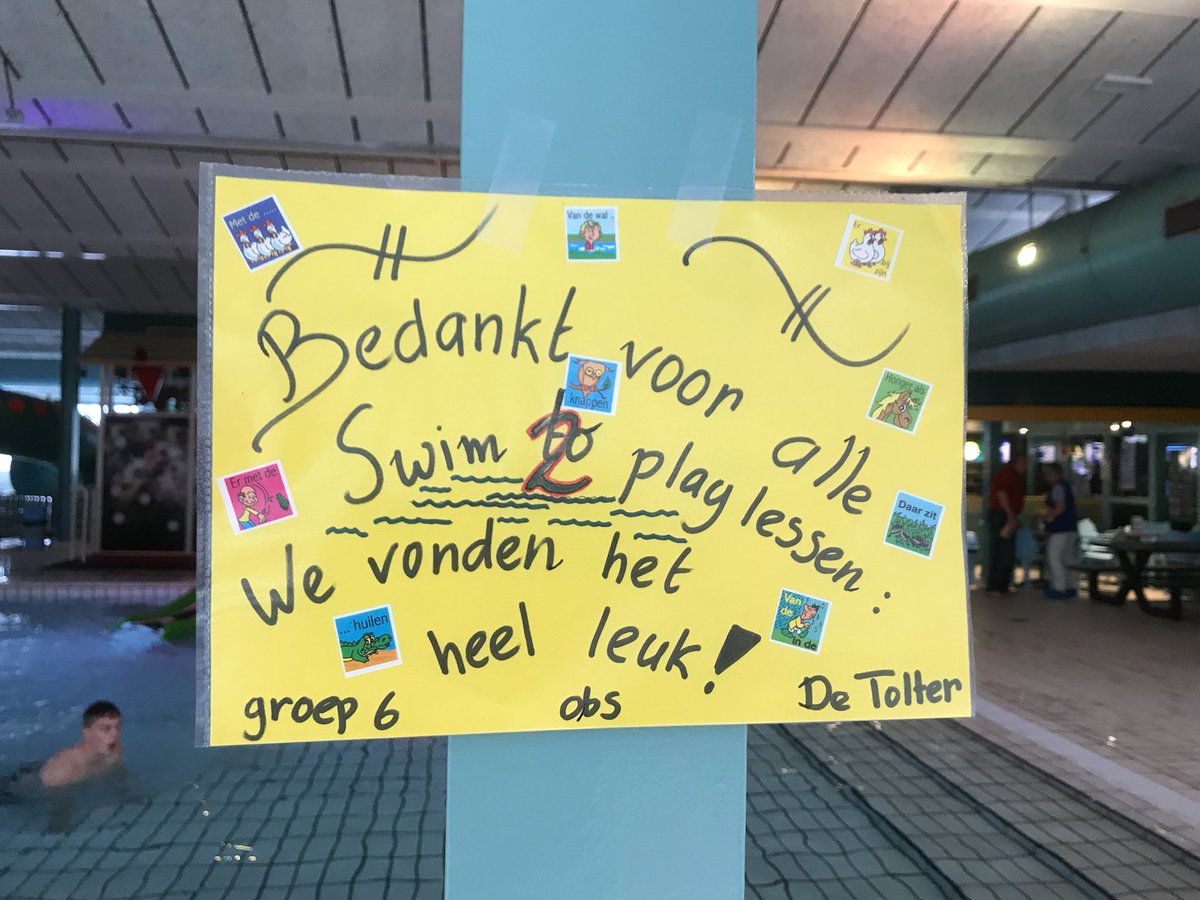 Swim2Play's tweet photo. Jullie ook bedankt @Toltermeppel https://t.co/G3w9zUGZGC
