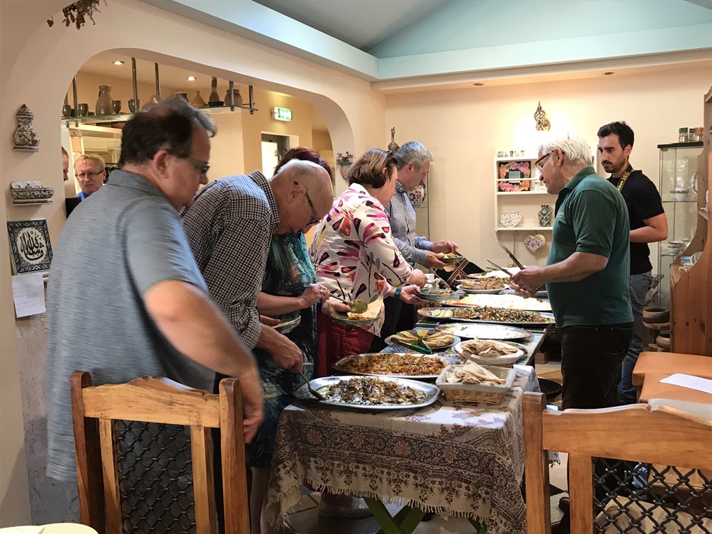KookootooB's tweet photo. Thanks to @91Ways &amp; @Bristolfoodnet   @kalpnawoolf for a memorable #persian #feast https://t.co/TEboTZjJQx
